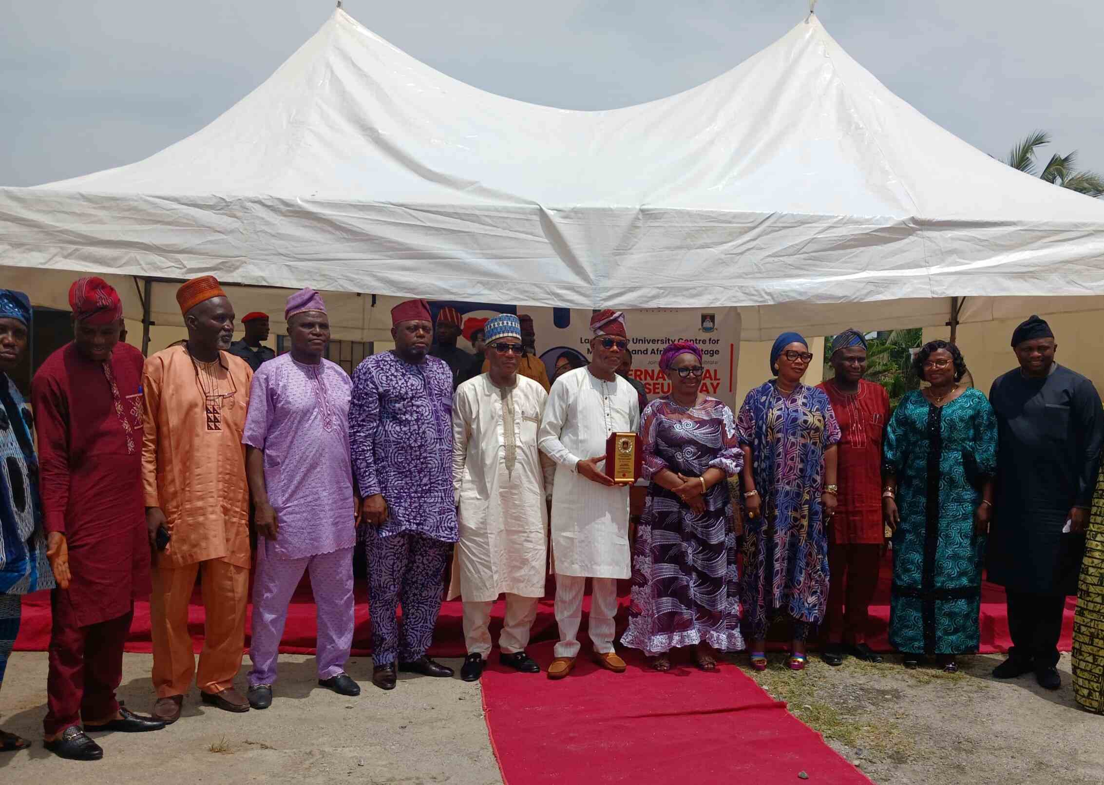 Dignataries at the LASU Center For Museum And African Heritage's event on International Museum Day 2024