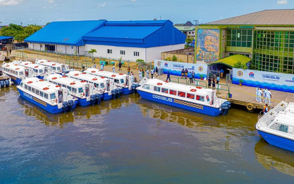 New boats for water transportation in Lagos