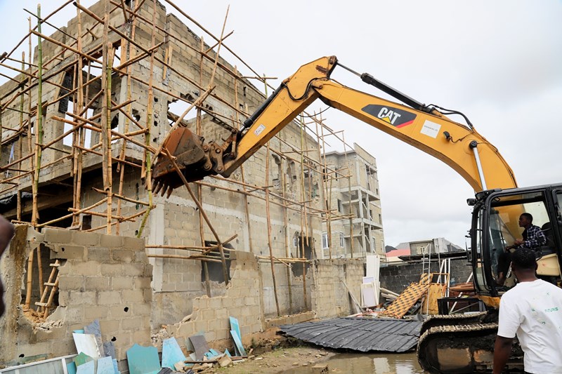 Lagos Governor Vows To Demolish Buildings On Drainage Paths, Even Government-Owned