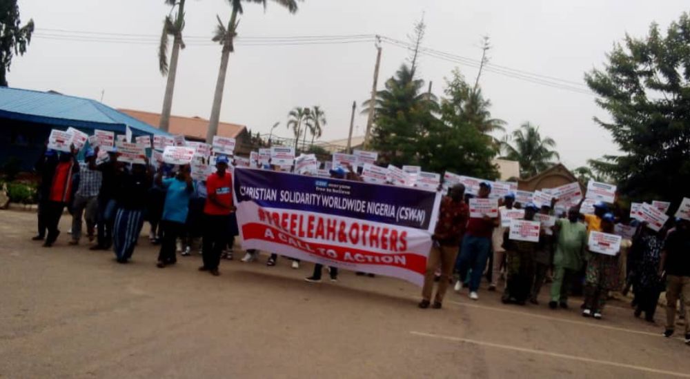 protest Leah Sharibu's