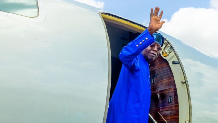 Tinubu Finally returns home