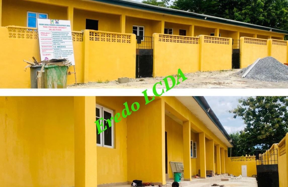 The newly renovated Nurse Quarters in Eredo LCDA