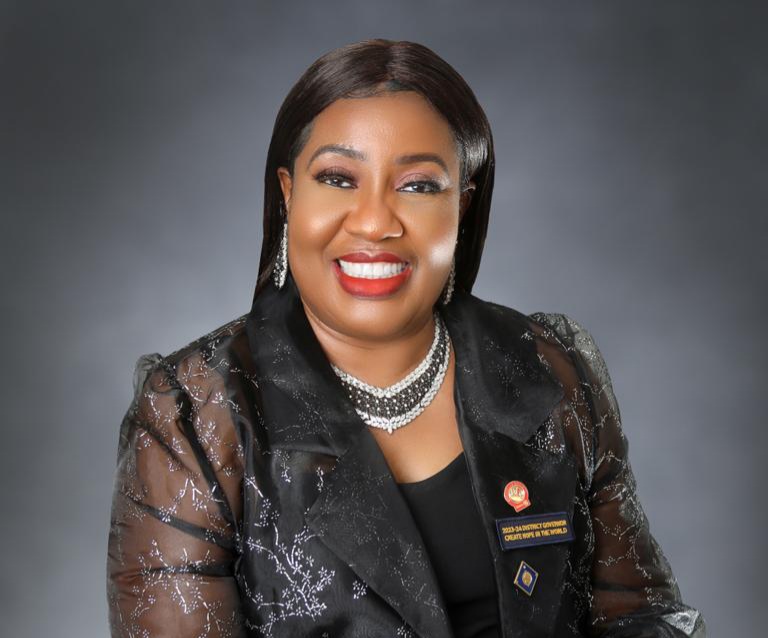 Ifeyinwa Ejezie, the Rotary Club District 9110 Governor