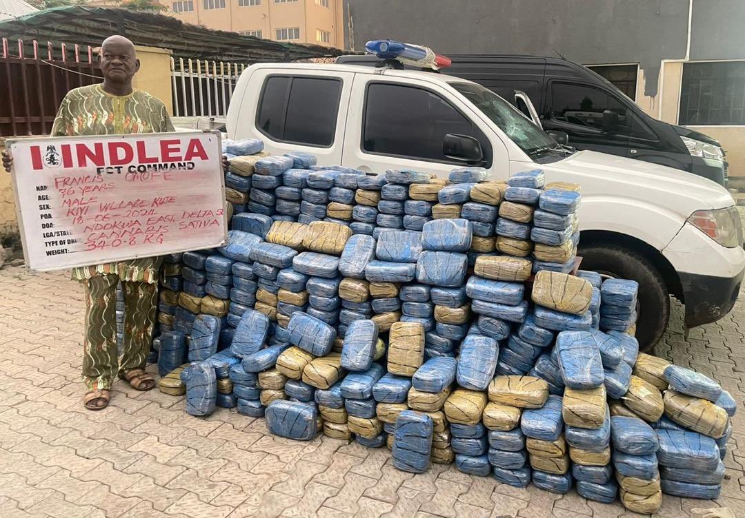 Francis Omofa, 76, arrested with cannabis sativa in FCT