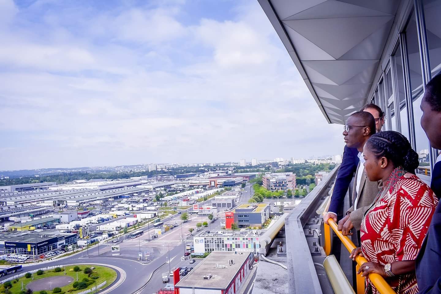 Lagos State Governor, Babajide Sanwo-Olu and other state officials at the Rungis International Market, renowned as the world’s second-largest wholesale food market