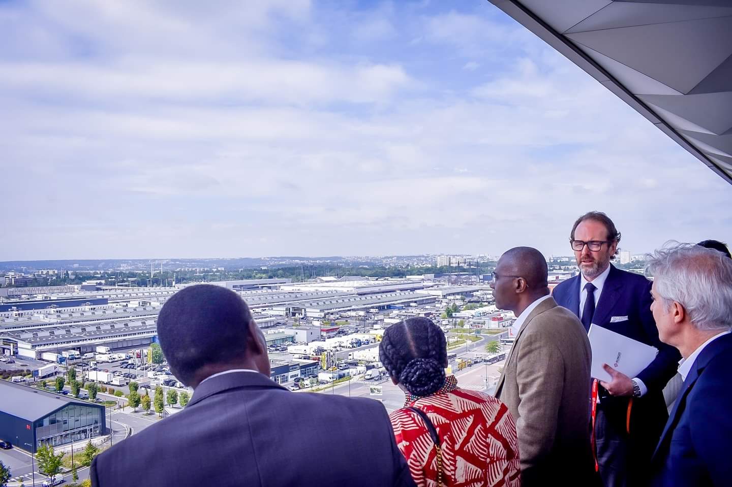 Lagos State Governor, Babajide Sanwo-Olu and other state officials at the Rungis International Market, renowned as the world’s second-largest wholesale food market