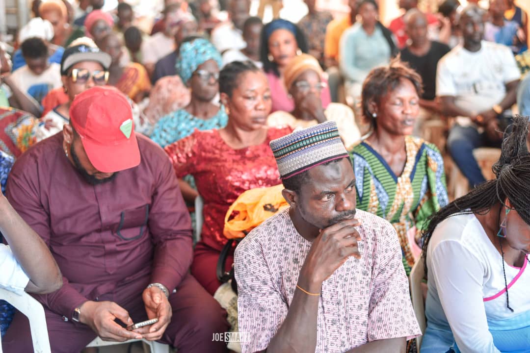 Some of APC stakeholders at the event welcoming Asiwaju Carlo Babatunde Sonupe, better known as Asiwaju Carlo, into the APC in Ward E, Alimosho LGA