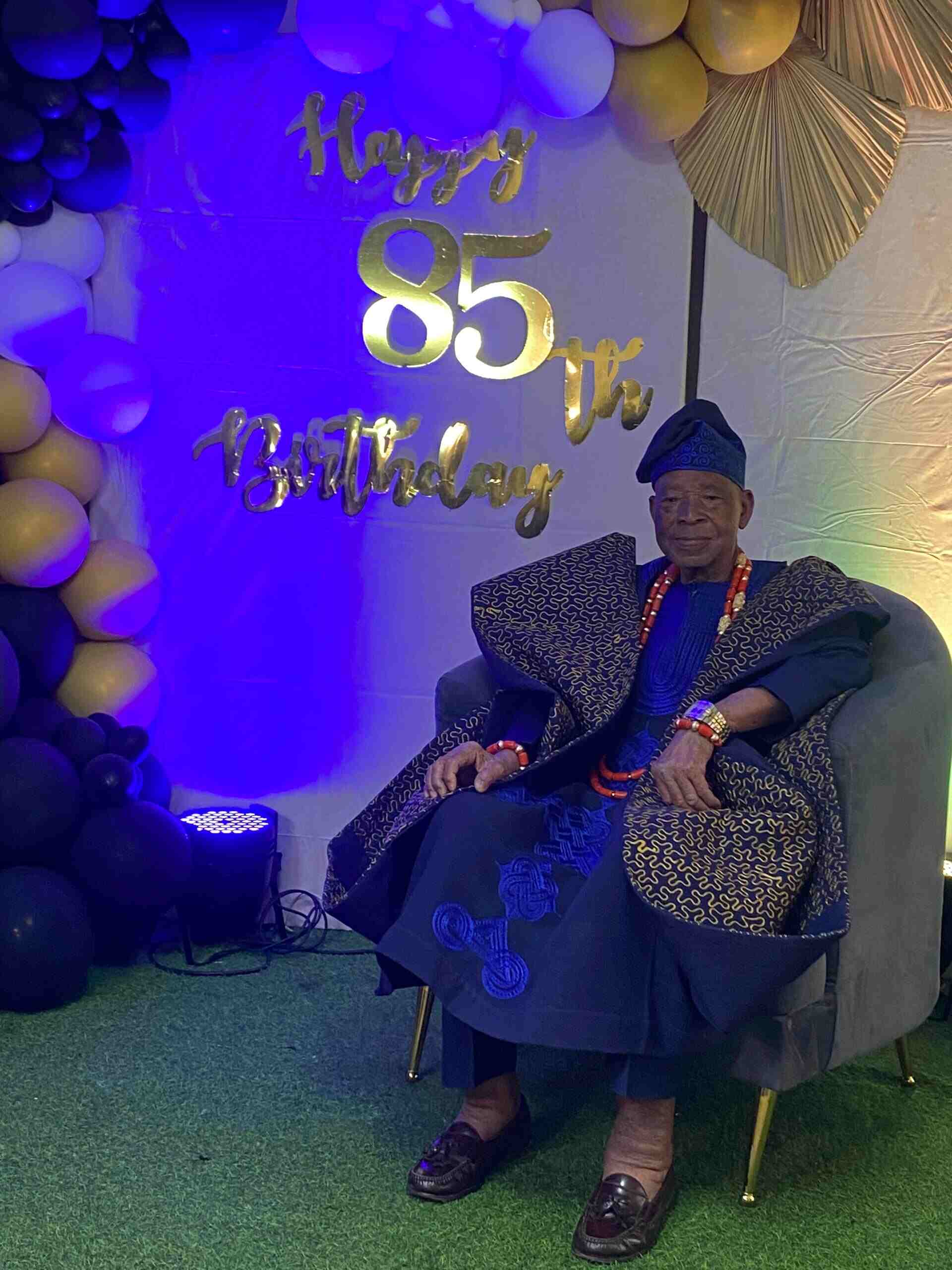 Rev. Dr. Henry A. Asedeko at his 85th birthday ceremony