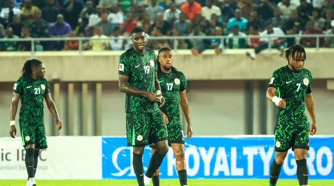 Nigeria's Super Eagles players (Credit: Pooja Media/X)