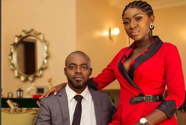 Yvonne Jegede with her ex-husband, Olakunle ‘Abounce’ Fawole