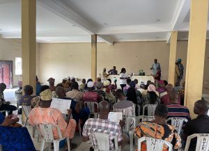 Lagos DSVA officials meeting with Ojodu LCDA's Community Development Committee (CDC)