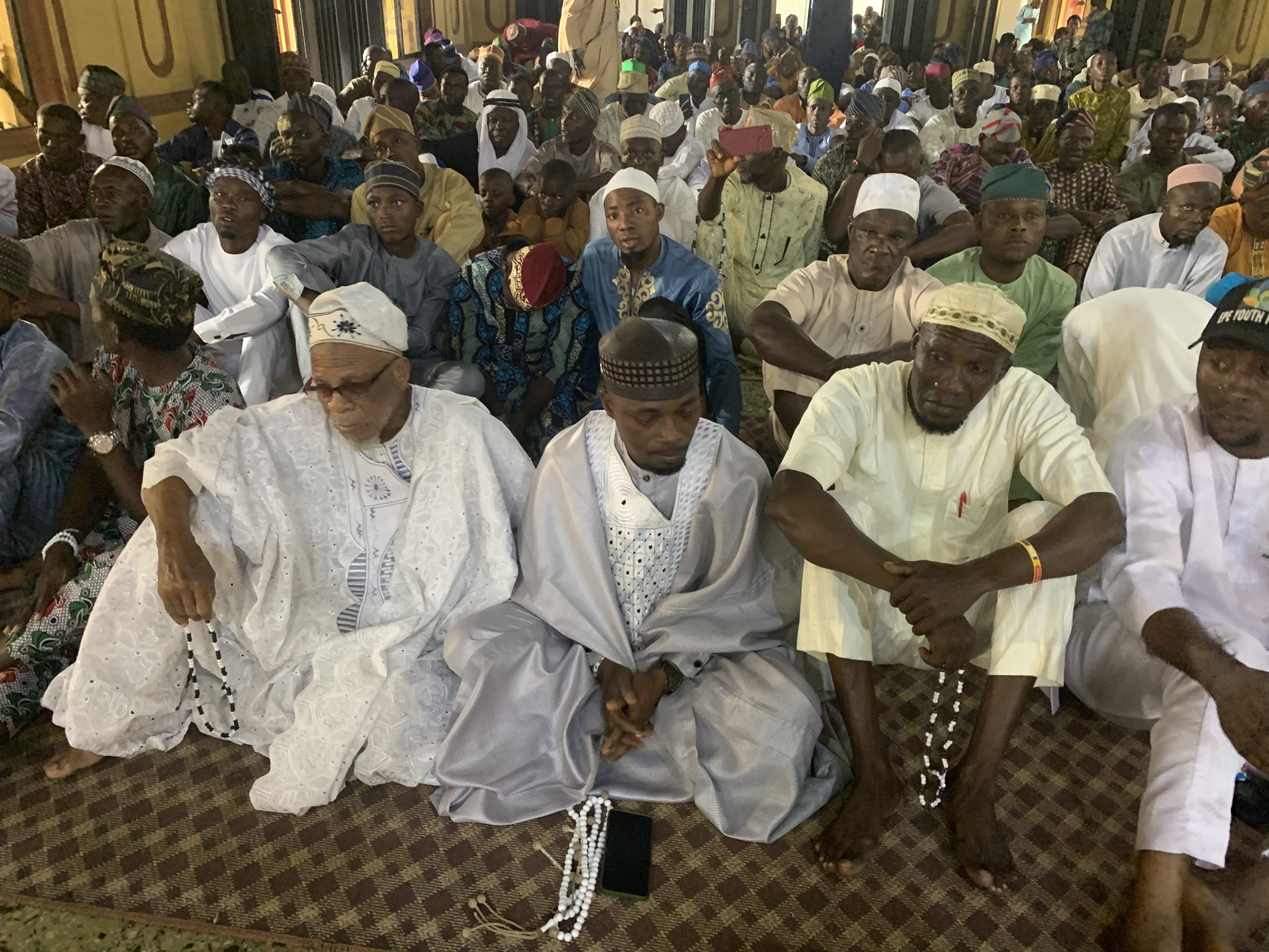 Royal Fathers and Dignitaries Gather for Kayokayo Festival Jumat Service in Epe