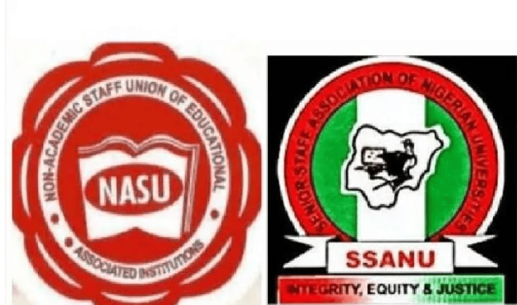 Withheld Salaries SSANU NASU NLC