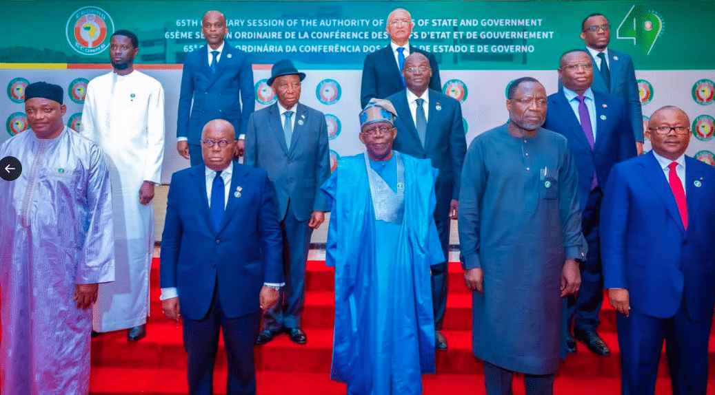 ECOWAS Meeting Tinubu Abuja