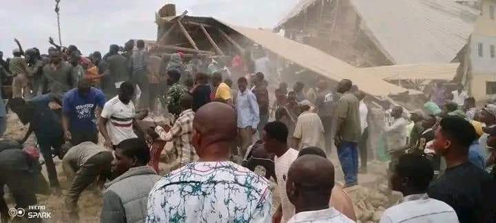 School Collapses In Jos