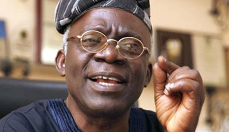 Protesters Falana Officials