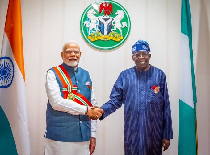 Tinubu Indian Prime Minister