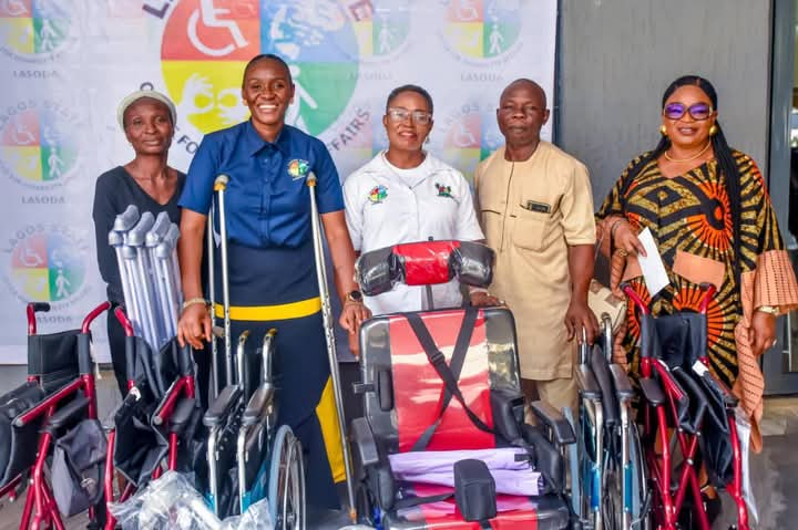 LASODA Donates Assistive Devices to Empower People with Disabilities