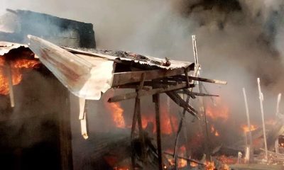 Fire Guts Shops, Destroys Goods Worth Millions at Alaba Rago Market in Lagos