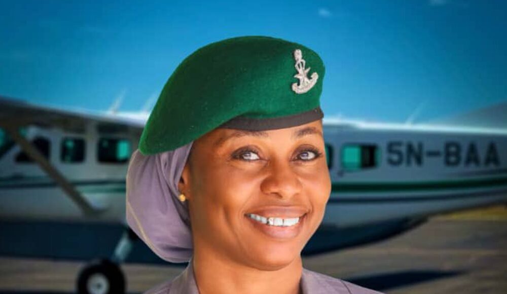 The Nigeria Customs Service (NCS) celebrates Olanike Nafisat Balogun as she makes history as the first female pilot