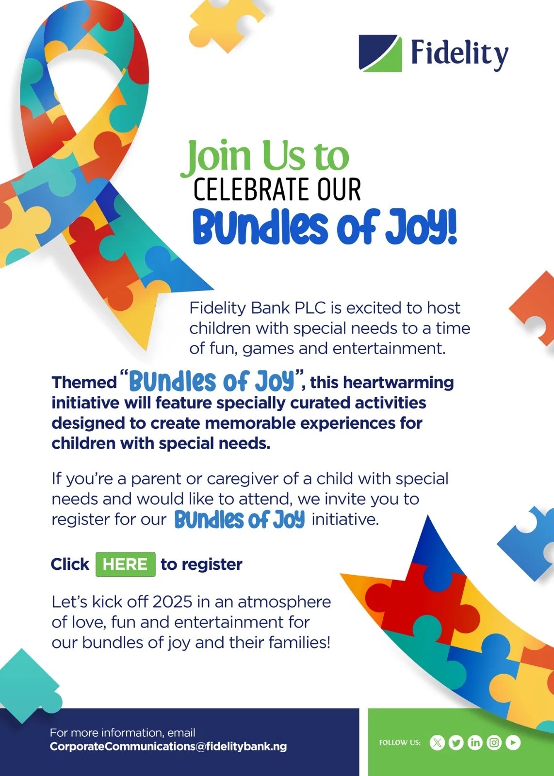 Fidelity Bank Launches “Bundles of Joy” Initiative 