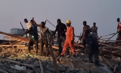 Two-Storey Building Collapses Lagos