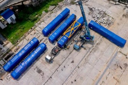 New train sets for the Lagos Blue Line Rail
