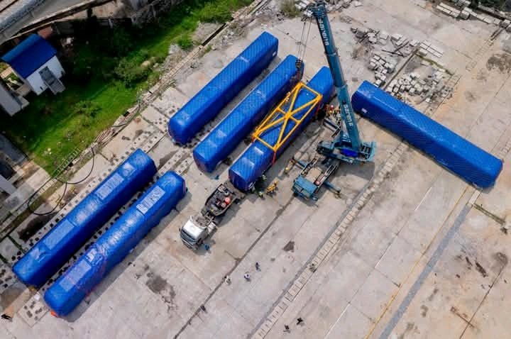 New train sets for the Lagos Blue Line Rail
