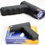 Stock photo of stun guns resembling the object Paul Adefarasin pointed at the TikToker in the now-infamous encounter (Photo: Basec Africa)