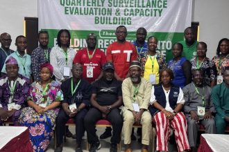 Lagos Disease Surveillance Notification Officers at the workshop