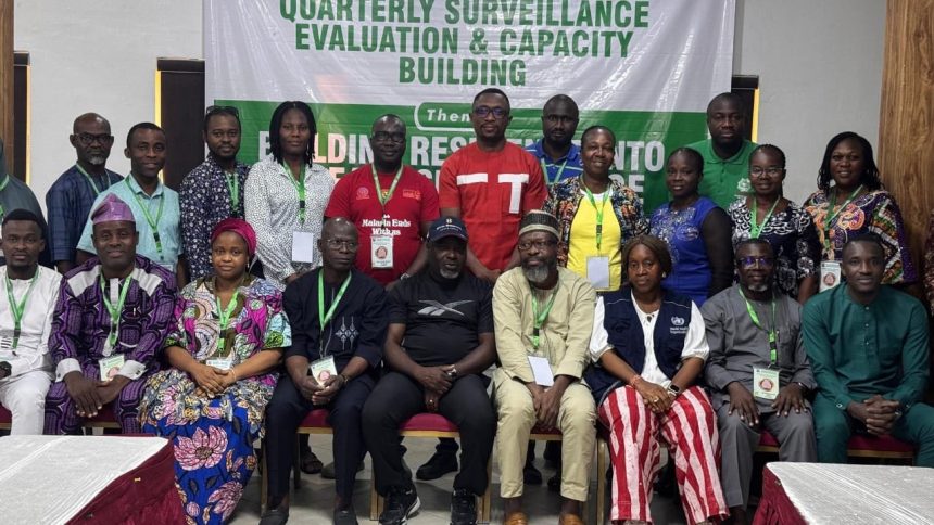 Lagos Disease Surveillance Notification Officers at the workshop