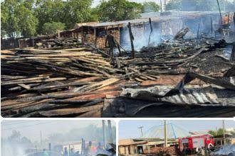 Inferno Razes Shops, Goods Worth Millions in Kebbi Timber Market