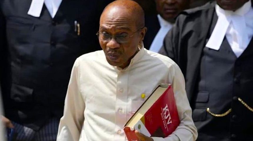 ‎Emefiele Seeks Dismissal of Case Over Prosecution’s Absence