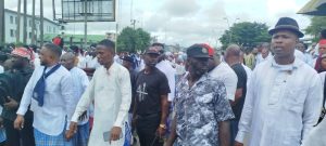 Rivers Governor Fubara Fails to Appear as Supporters Gather at State Government House
