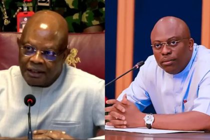 BREAKING: Ibas Hands Over to Fubara as Rivers Governor Resumes Office