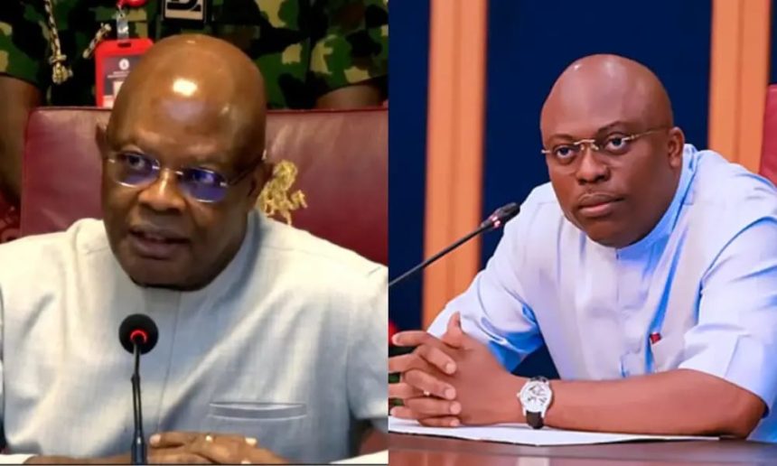 BREAKING: Ibas Hands Over to Fubara as Rivers Governor Resumes Office