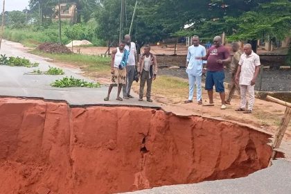 Fear as Major Abia Road Collapses, Communities Cry Out
