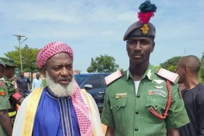 Gumi and his son, Abdulrahaman Ahmad