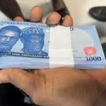 Spraying, Folding, Writing on Naira