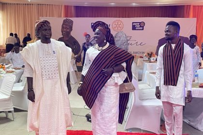 President Olawoyin and his family
