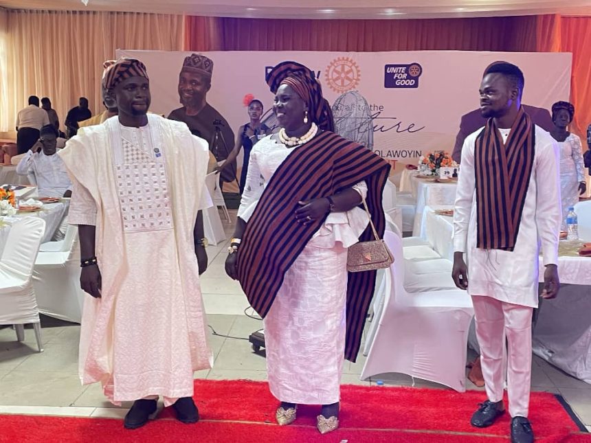 President Olawoyin and his family