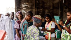 File photo of Nigerian voters during the 2023 general election