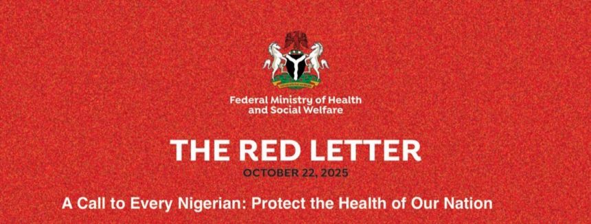Red Letter by Coordinating Minister of Health and Social Welfare, Prof. Muhammed Ali Pate