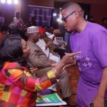 NiDCOM Chairman, Hon. Abike Dabiri-Erewa confronting controversial Arise News anchor Rufai Oseni at the Lagos event