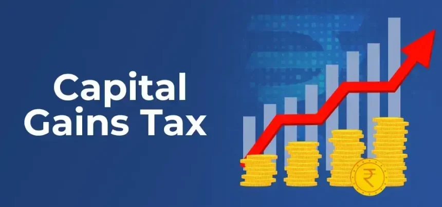 Capital Gains Tax illustration.