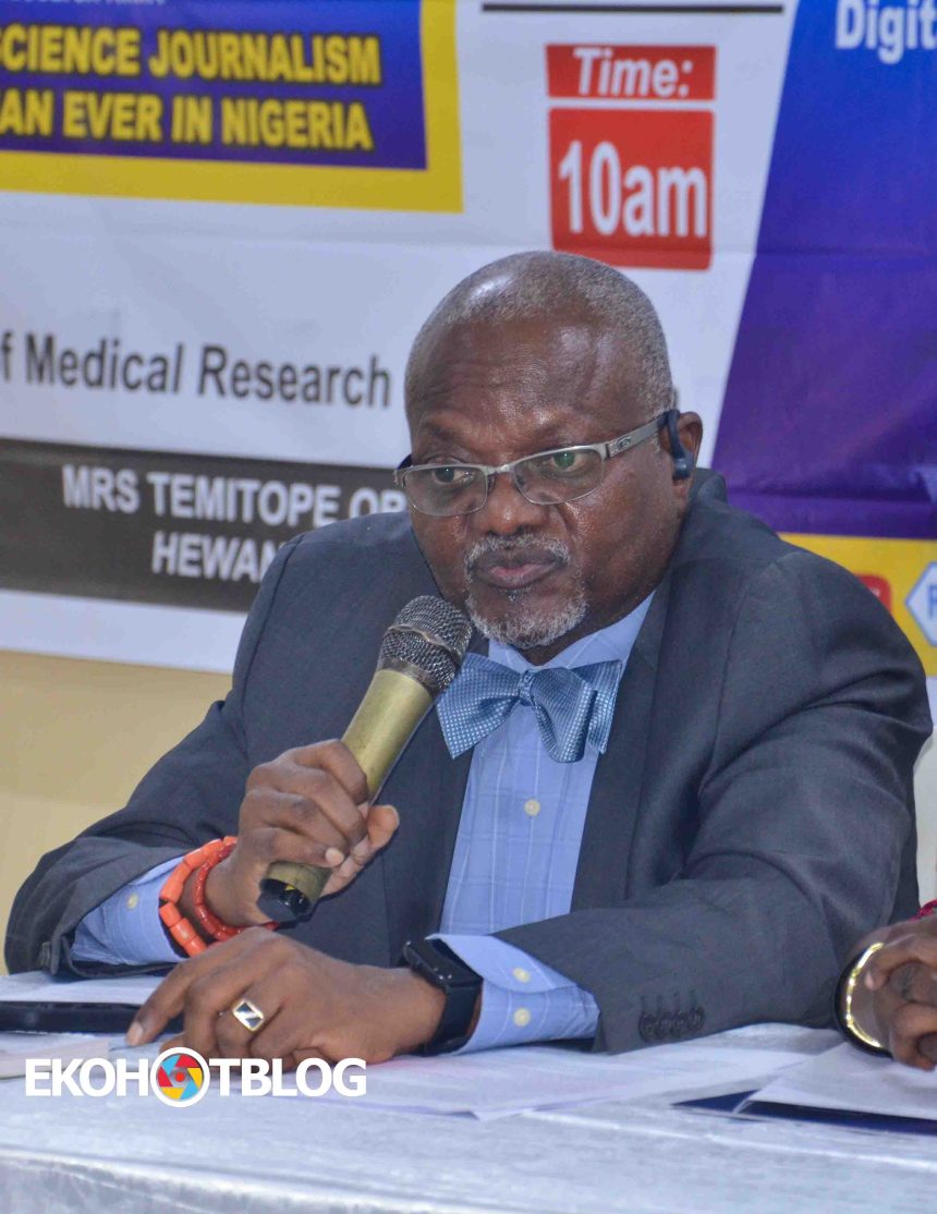 Prof. John Obafunwa, Director General, NIgeria Institute of Medical Research