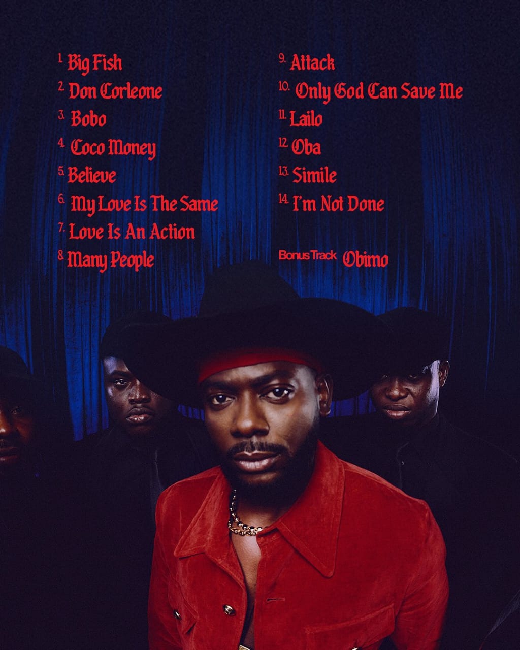 ‎Adekunle Gold Releases 15-Track List Ahead of "FUJI" Album Launch