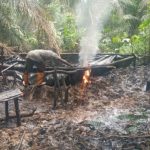 Navy Destroys Illegal Refineries, Seizes 3,800 Litres of Illicit Fuel in Rivers