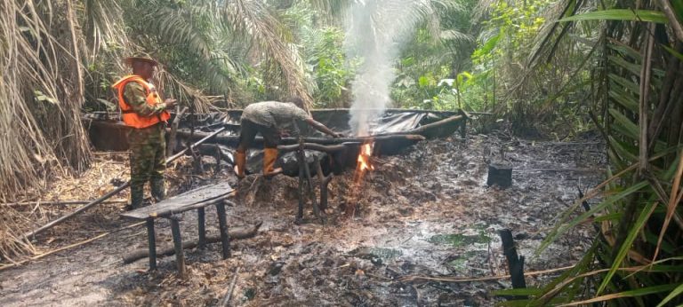 Navy Arrests 13, Seizes Illegal Black Sand in Bayelsa