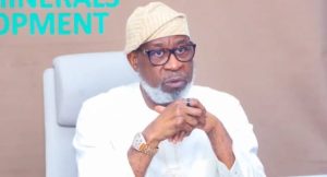 Minister of Solid Minerals, Dele Alake